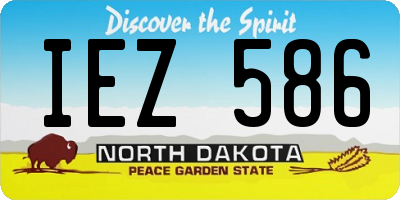 ND license plate IEZ586