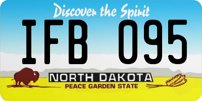 ND license plate IFB095