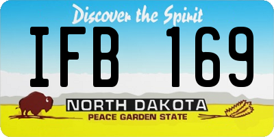 ND license plate IFB169