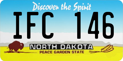 ND license plate IFC146
