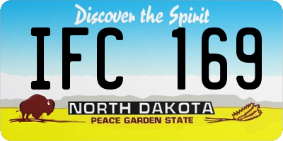 ND license plate IFC169
