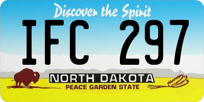 ND license plate IFC297