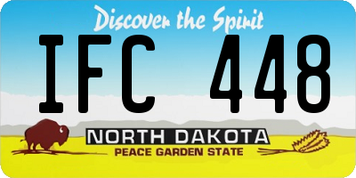 ND license plate IFC448
