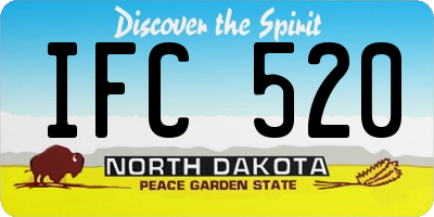 ND license plate IFC520