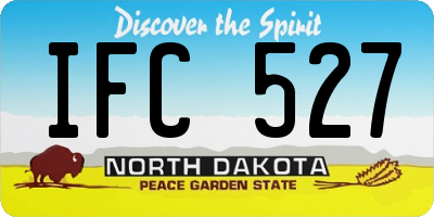 ND license plate IFC527