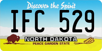ND license plate IFC529