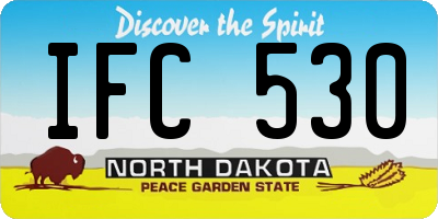 ND license plate IFC530