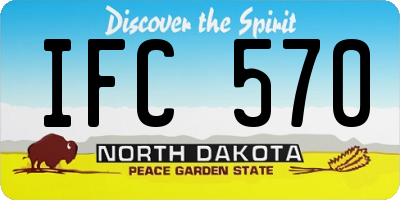 ND license plate IFC570