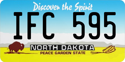 ND license plate IFC595