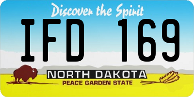 ND license plate IFD169