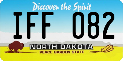 ND license plate IFF082