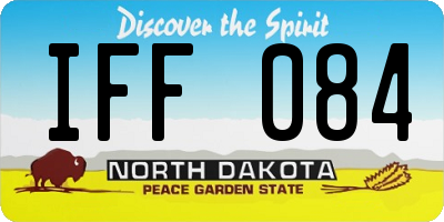 ND license plate IFF084