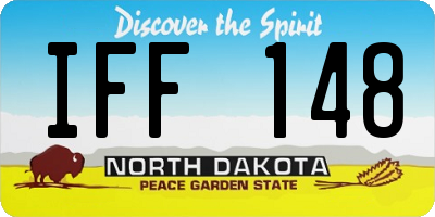 ND license plate IFF148