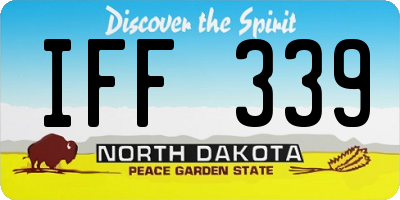 ND license plate IFF339