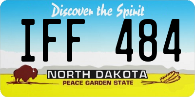 ND license plate IFF484