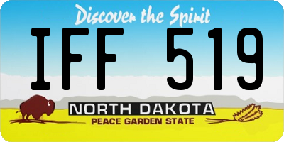 ND license plate IFF519