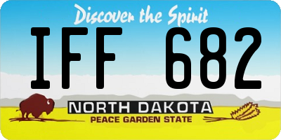 ND license plate IFF682