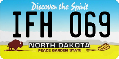 ND license plate IFH069