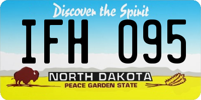 ND license plate IFH095