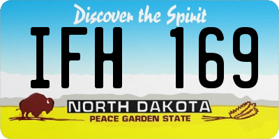 ND license plate IFH169