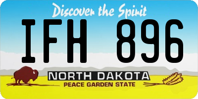 ND license plate IFH896