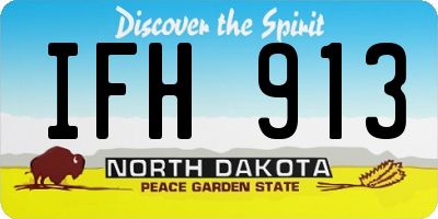 ND license plate IFH913