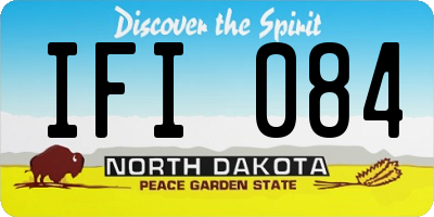 ND license plate IFI084