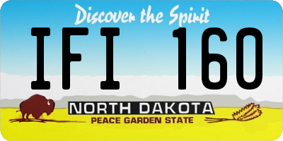 ND license plate IFI160