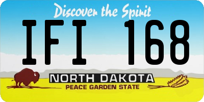 ND license plate IFI168
