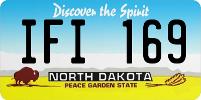 ND license plate IFI169