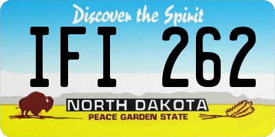 ND license plate IFI262