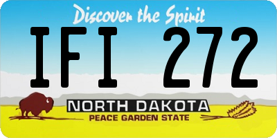 ND license plate IFI272