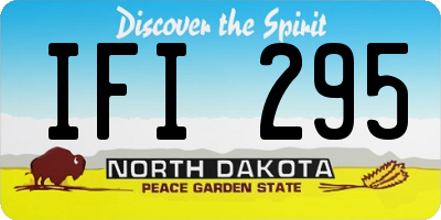 ND license plate IFI295