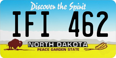 ND license plate IFI462