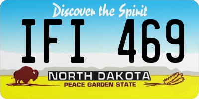 ND license plate IFI469