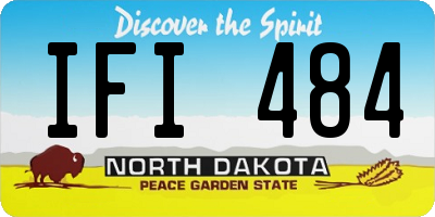 ND license plate IFI484