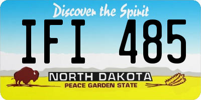 ND license plate IFI485