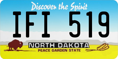 ND license plate IFI519