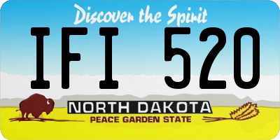 ND license plate IFI520