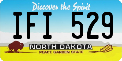 ND license plate IFI529