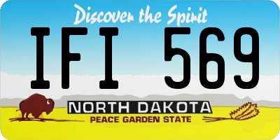 ND license plate IFI569