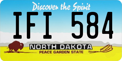 ND license plate IFI584