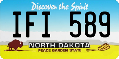 ND license plate IFI589
