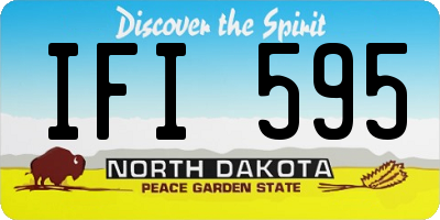 ND license plate IFI595