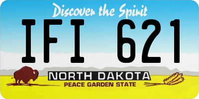 ND license plate IFI621
