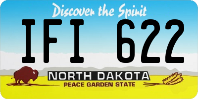 ND license plate IFI622