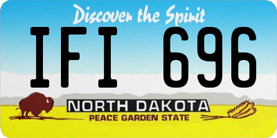 ND license plate IFI696