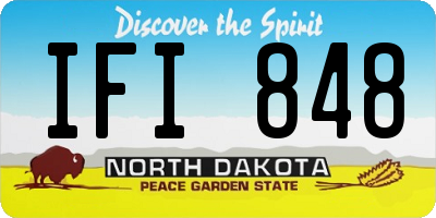 ND license plate IFI848