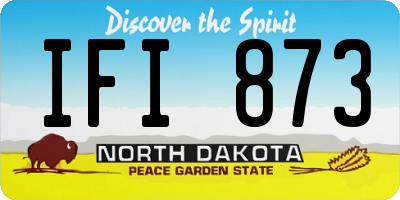 ND license plate IFI873