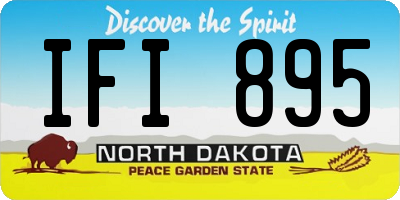 ND license plate IFI895